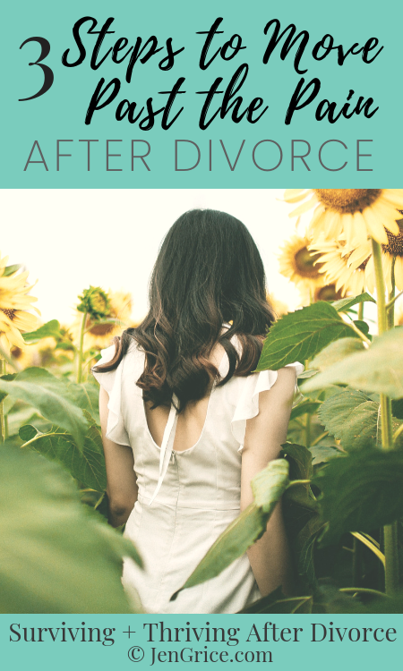 Pain is one of the hardest things to move past after divorce. But it blocks are healing and our ability to thrive after divorce. So check out these 3 steps to help you get moving in the right direction after divorce. via @msjengrice