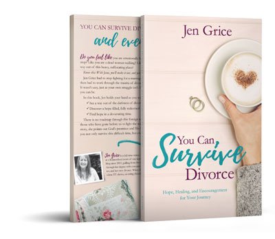 You Can Survive Divorce Paperback book cover and back