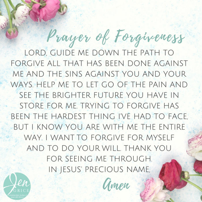 Forgiveness: Handing Justice Over to God | By Jen Grice