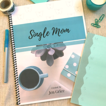 Single Mom Tool Kit (Printable Pack) | By Jen Grice